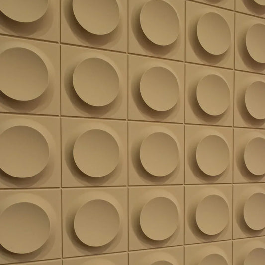 Set 6 x Panou Decorativ 3D, Naimeed D5778, ultrausor, design elegant, PU, 120 x 60 x 2.5 cm, Maro - 221.ro