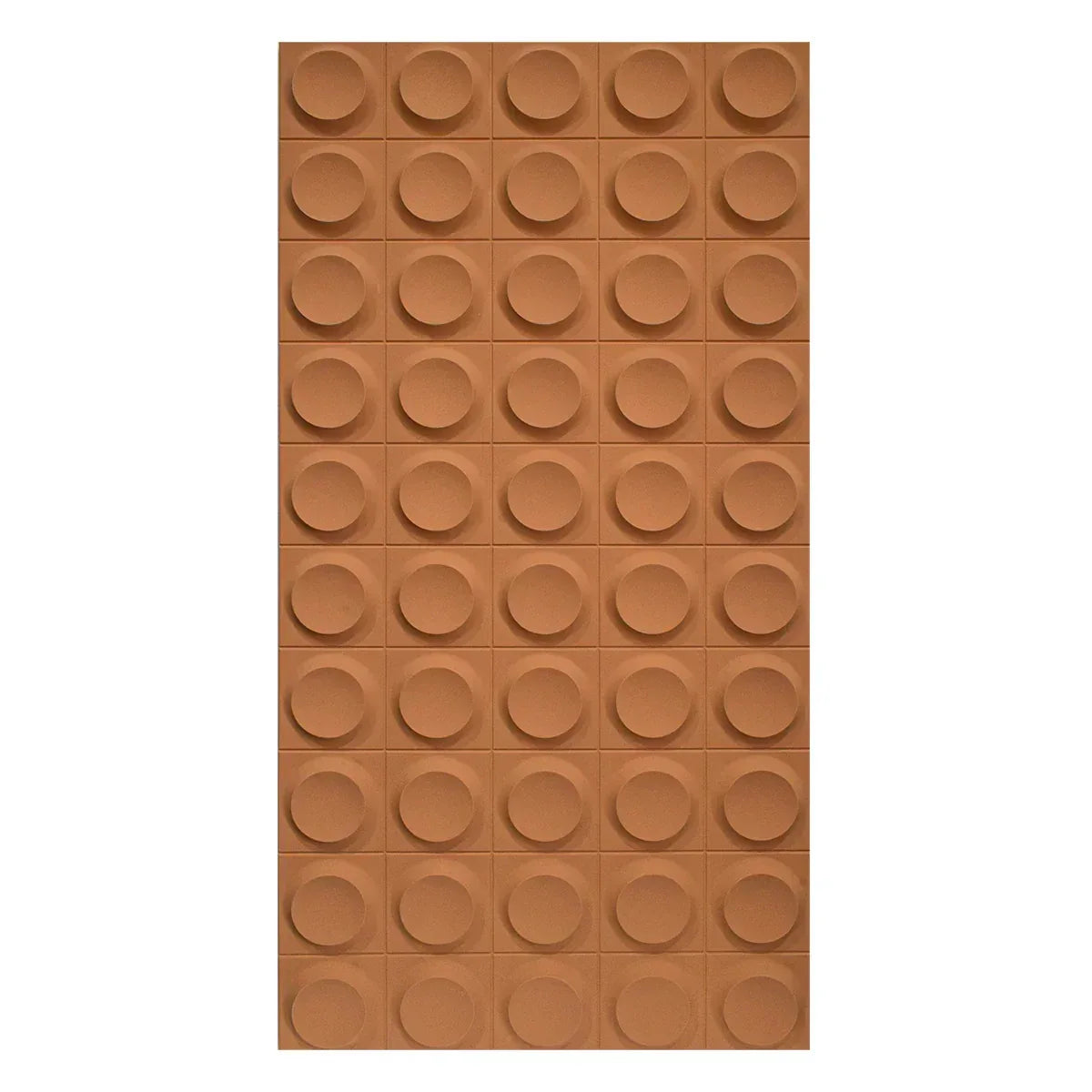 Set 12 x Panou Decorativ 3D, Naimeed D5779, ultrausor, design elegant, PU, 120 x 60 x 2.5 cm, Portocaliu - 221.ro