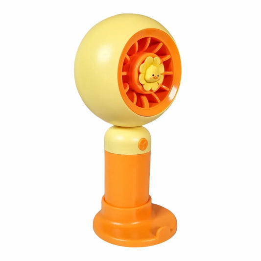Ventilator, cu acumulator, Naimeed D5830, USB, Portocaliu, 80x150x57mm - 221.ro