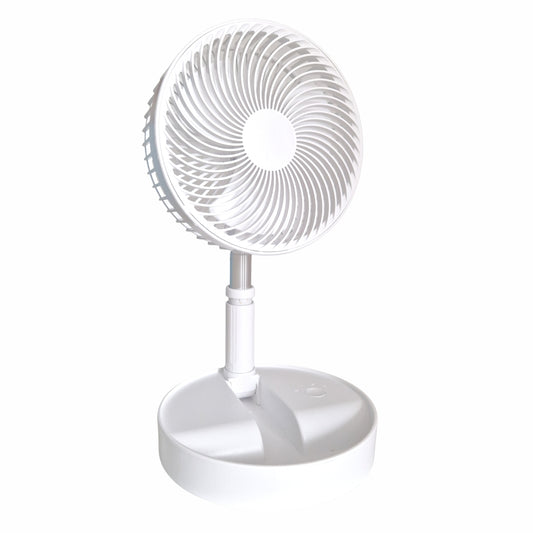 Ventilator, cu acumulator, Naimeed D5837, USB, Alb, 195x862x195mm