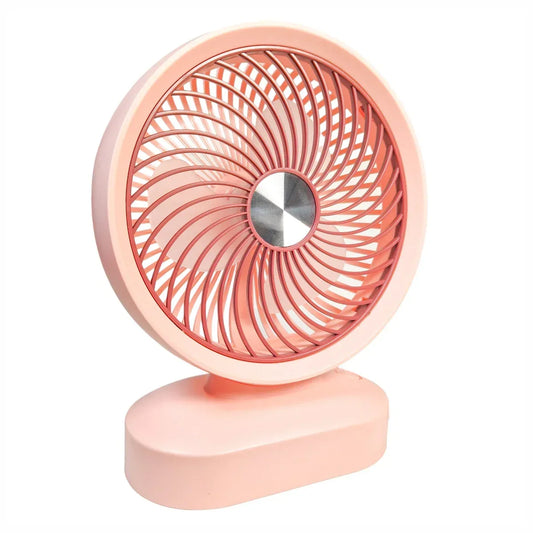 Ventilator, cu acumulator, Naimeed D5851, USB, Roz, 197x255x78mm - 221.ro