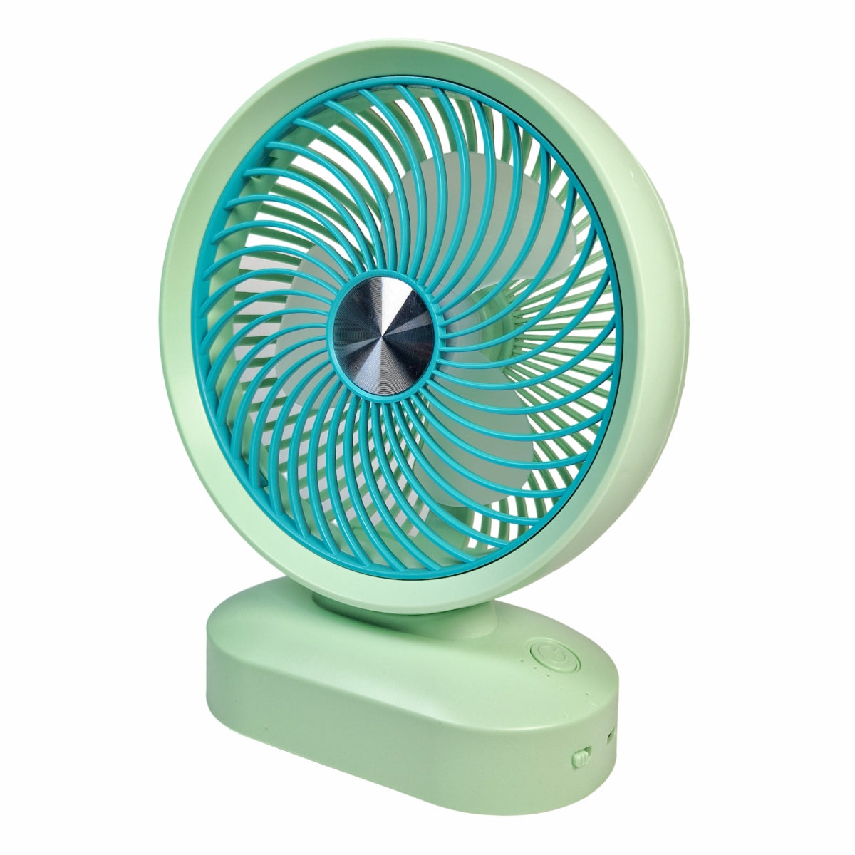 Ventilator, cu acumulator, Naimeed D5852, USB, Verde, 197x255x78mm