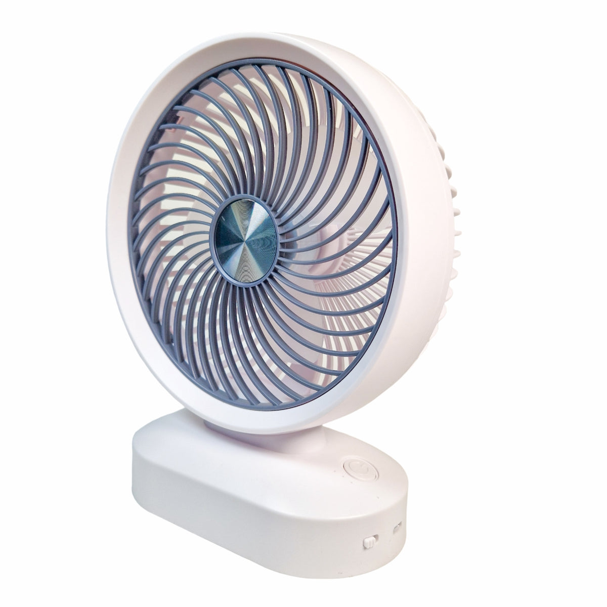 Ventilator, cu acumulator, Naimeed D5853, USB, Alb, 197x255x78mm