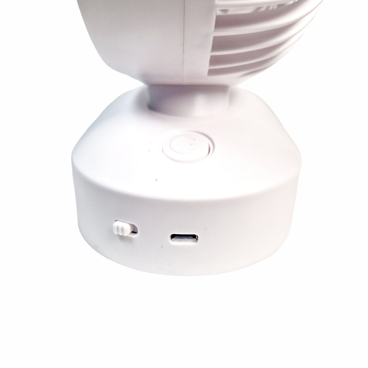 Ventilator, cu acumulator, Naimeed D5853, USB, Alb, 197x255x78mm
