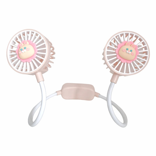 Ventilator, cu acumulator, Naimeed D5870, USB, Roz, 60x600x40mm