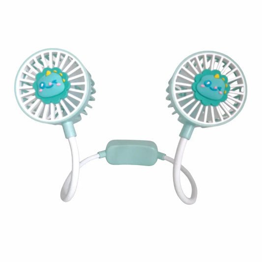 Ventilator, cu acumulator, Naimeed D5871, USB, Turcoaz, 60x600x40mm - 221.ro