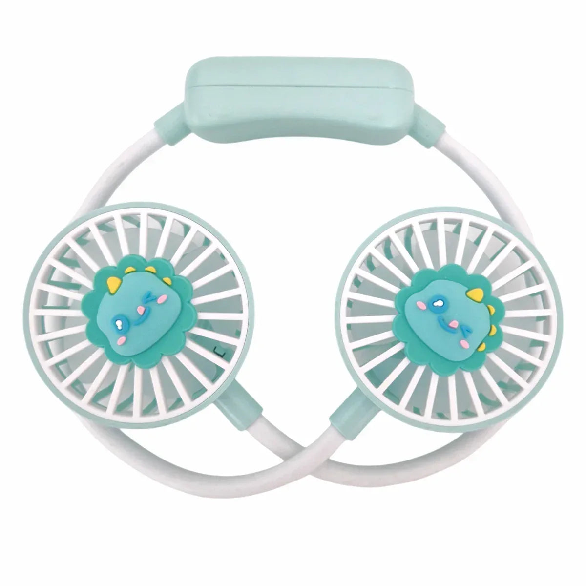 Ventilator, cu acumulator, Naimeed D5871, USB, Turcoaz, 60x600x40mm - 221.ro