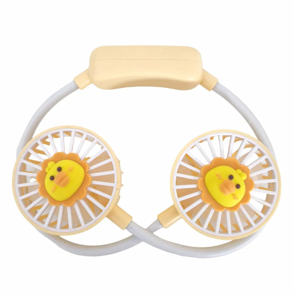 Ventilator, cu acumulator, Naimeed D5872, USB, Galben, 60x600x40mm - 221.ro