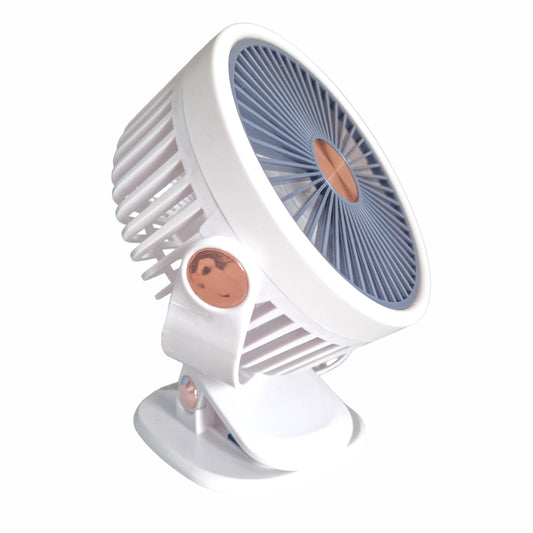 Ventilator, alimentare USB, Naimeed D5882, Alb, 170x200x120mm