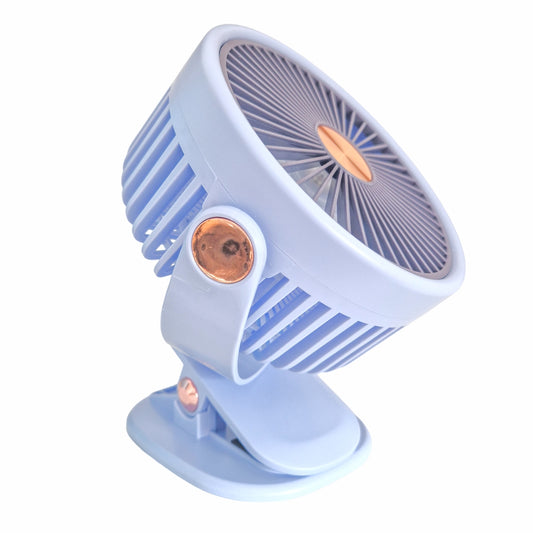 Ventilator, alimentare USB, Naimeed D5885, Albastru, 170x200x120mm