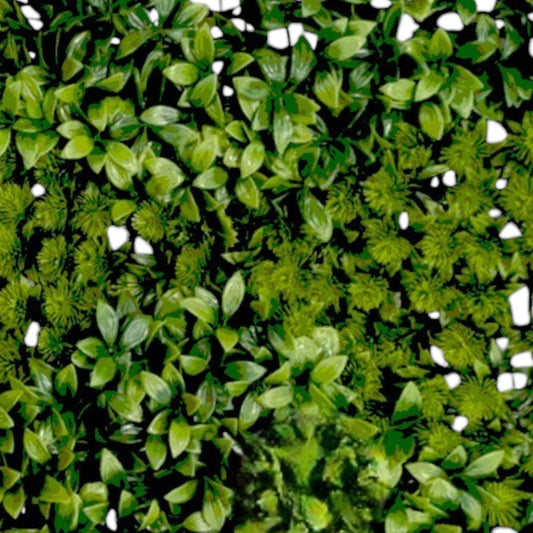 Panou din plante artificiale, cu frunze, Naimeed D5899, Verde, 600x400mm