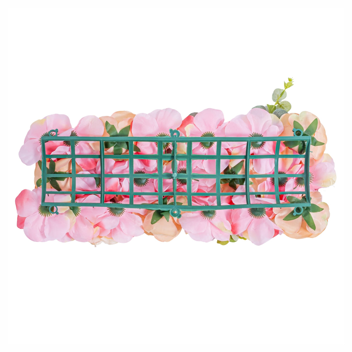 Panou din plante artificiale cu flori, Naimeed D5905, Roz, 250x100mm
