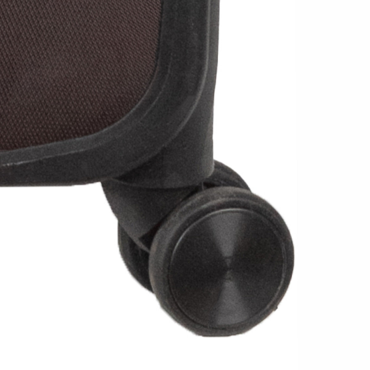 Troler voiaj Mediu, Naimeed D5973, 4 roti duble 360 grade, material textil, inchidere cifru, Maro, 41x27x62cm