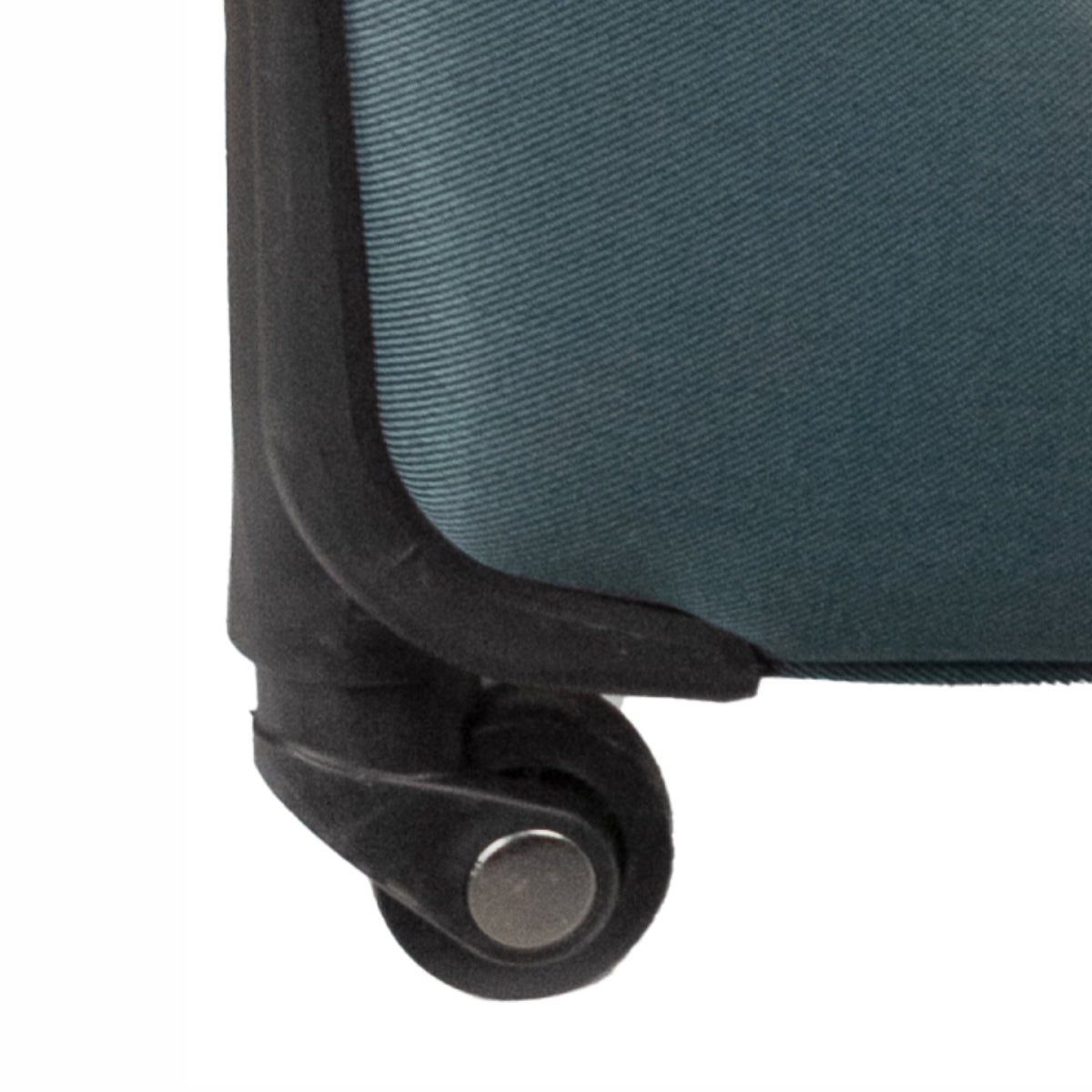 Troler voiaj Mic, Naimeed D5981, 4 roti, material textil, inchidere cifru, Verde, 35.5x26x52cm
