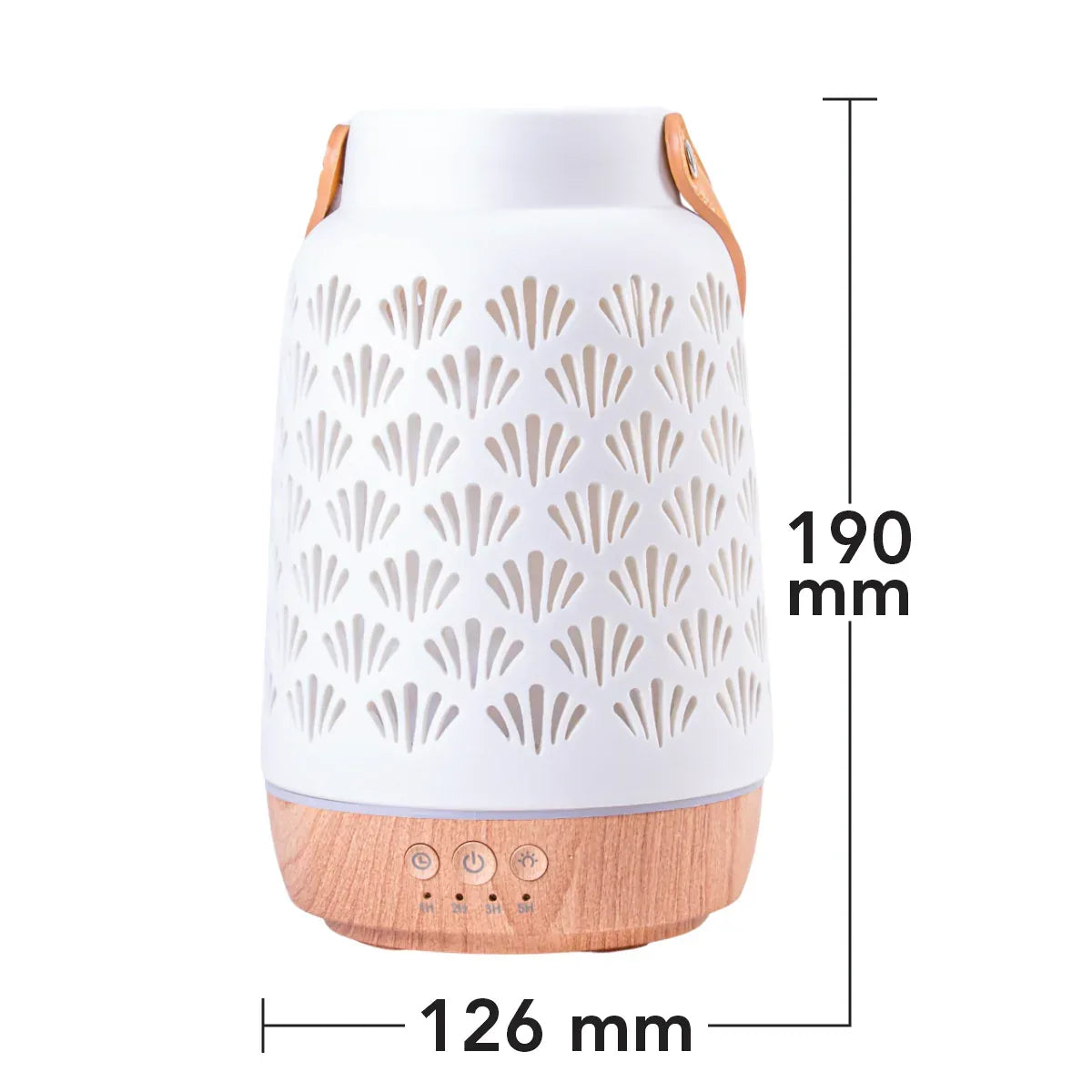 Umidificator cu aromaterapie, Naimeed D6034, Alb, 190x126x126mm - 221.ro