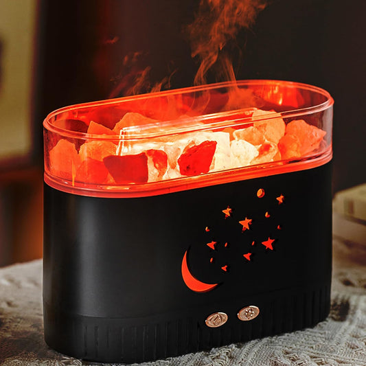 Umidificator cu aromaterapie, Naimeed D6042, Negru, 168x120x79mm