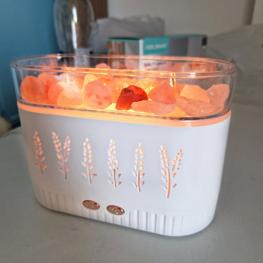 Umidificator cu aromaterapie, Naimeed D6043, Alb, 168x120x79mm