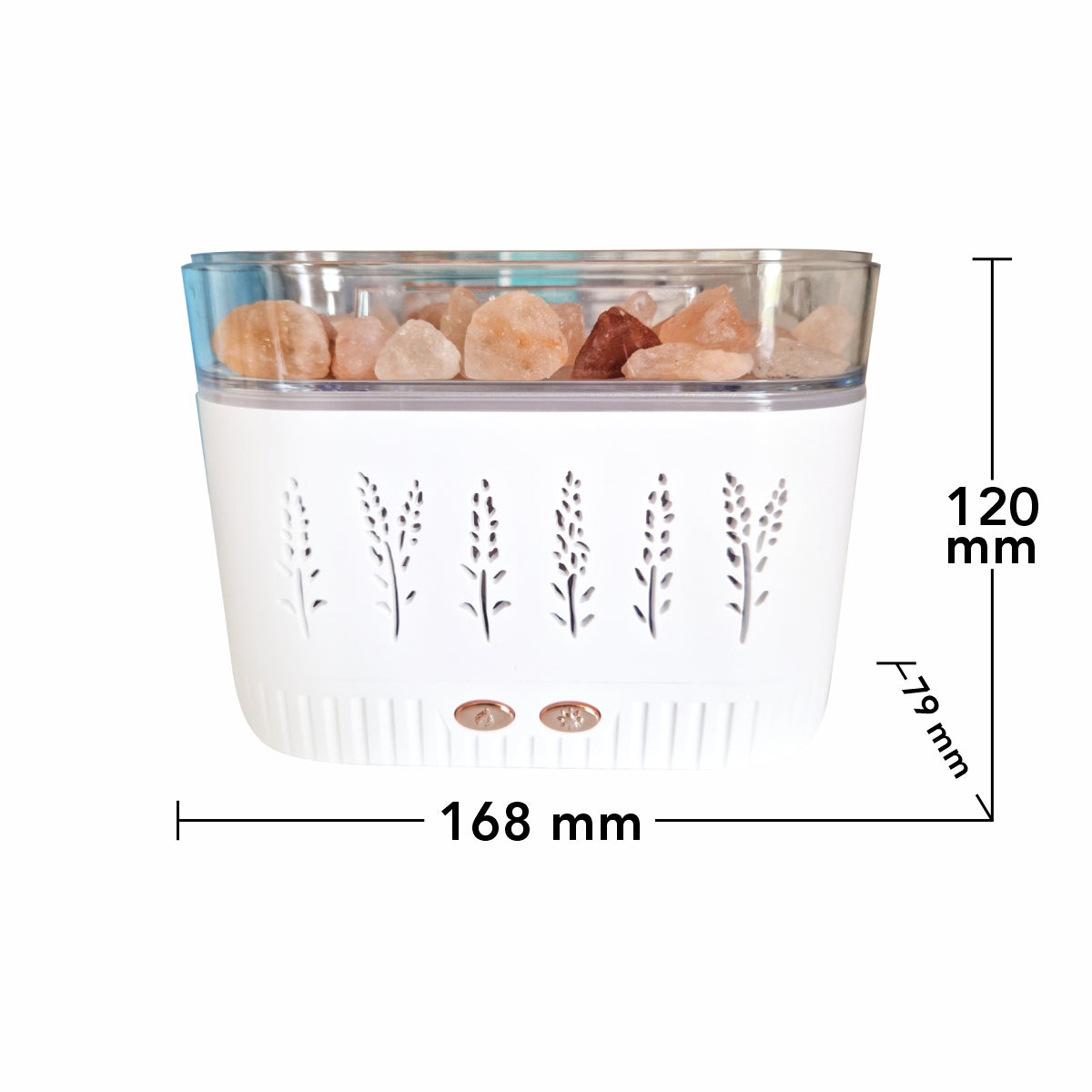 Umidificator cu aromaterapie, Naimeed D6043, Alb, 168x120x79mm