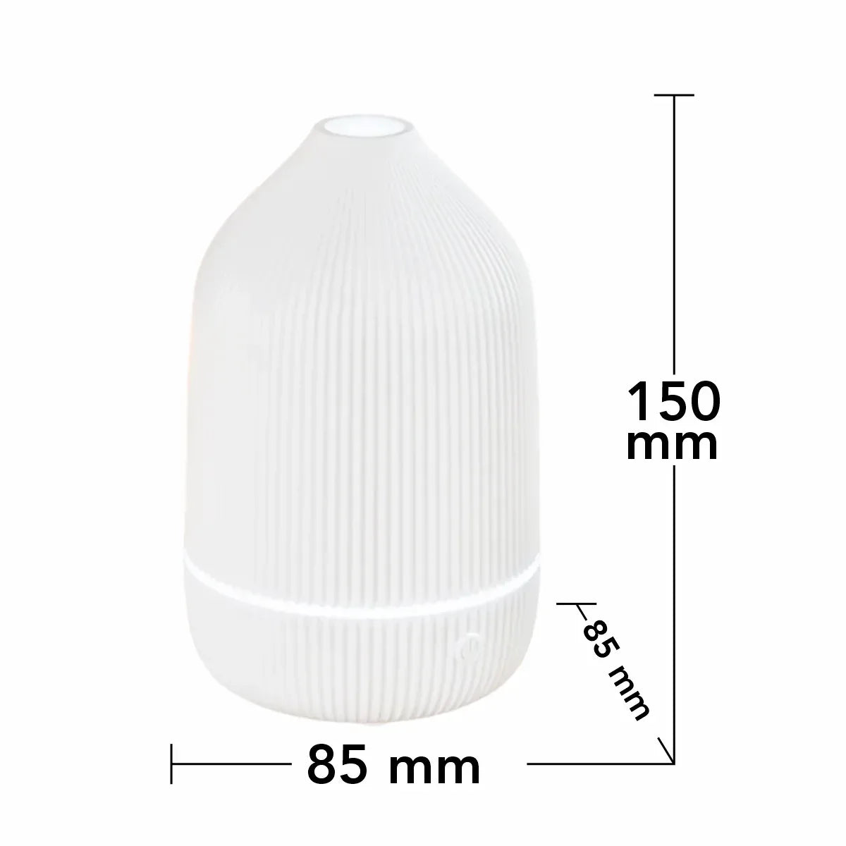 Umidificator cu aromaterapie, Naimeed D6044, Alb, 85x150x85mm - 221.ro
