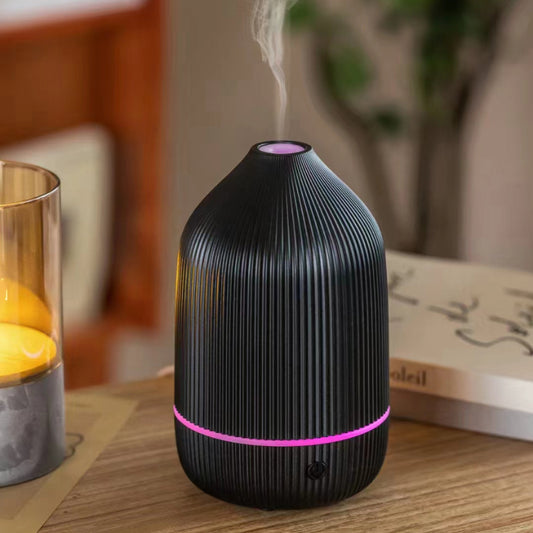 Umidificator cu aromaterapie, Naimeed D6045, Negru, 85x150x85mm