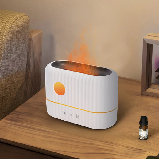 Umidificator cu aromaterapie, Naimeed D6048, Alb, 168x120x80mm - 221.ro