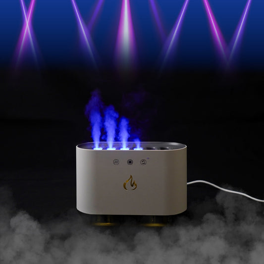 Umidificator cu aromaterapie, Naimeed D6049, Alb, 180x120x80mm