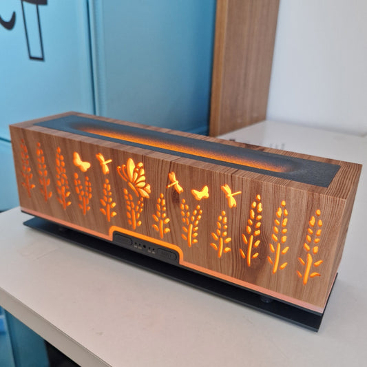 Umidificator cu aromaterapie, Naimeed D6051, Maro, 250x86x69mm