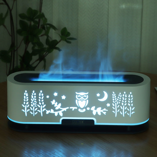 Umidificator cu aromaterapie, Naimeed D6052, Alb, 250x86x69mm