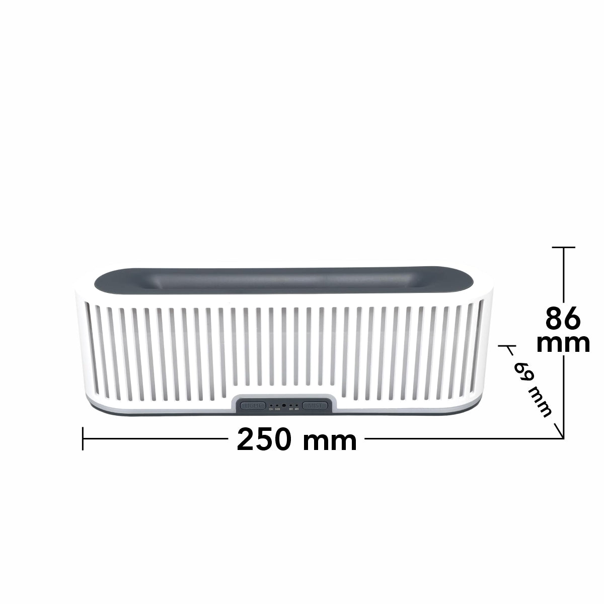 Umidificator cu aromaterapie, Naimeed D6054, Alb, 250x86x69mm