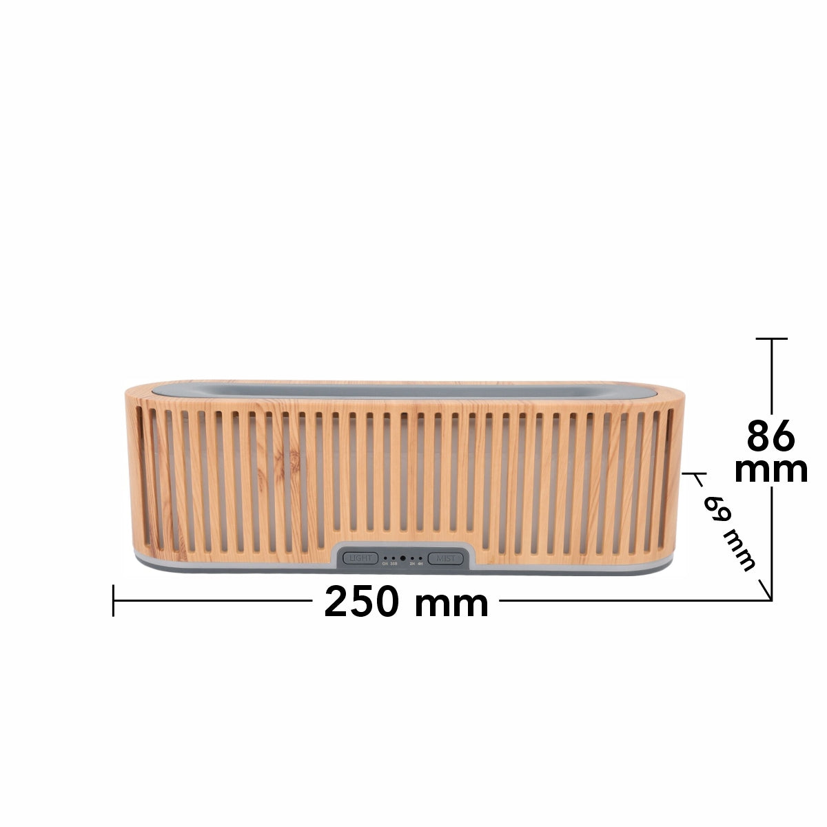 Umidificator cu aromaterapie, Naimeed D6055, Maro, 250x86x69mm