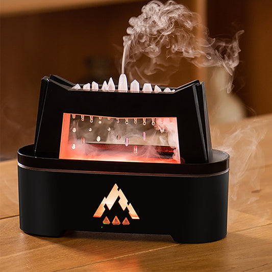 Umidificator cu aromaterapie, Naimeed D6057, Negru, 240x185x83mm