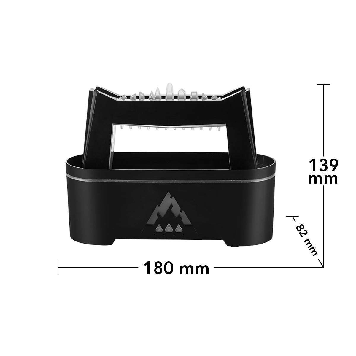 Umidificator cu aromaterapie, Naimeed D6057, Negru, 240x185x83mm