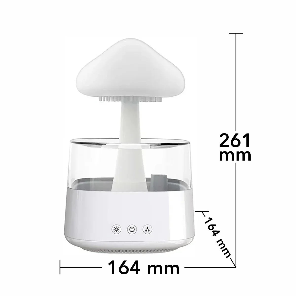 Umidificator cu aromaterapie, Naimeed D6059, Alb, 164x261x164mm - 221.ro