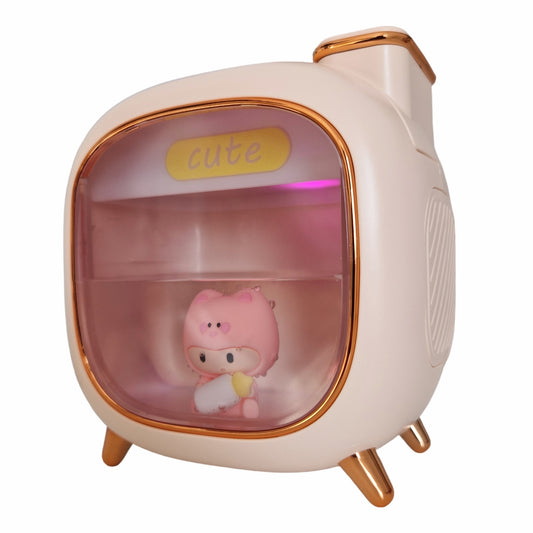 Umidificator cu aromaterapie pentru copii, Naimeed D6069, Roz, 120x126x88mm