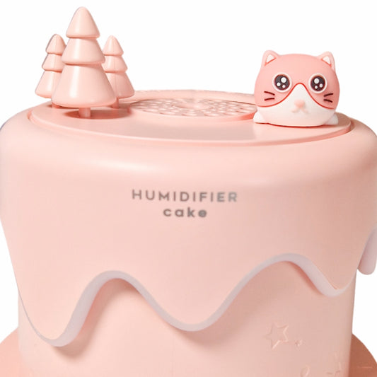Umidificator cu aromaterapie pentru copii, Naimeed D6070, Roz, 115x105x115mm