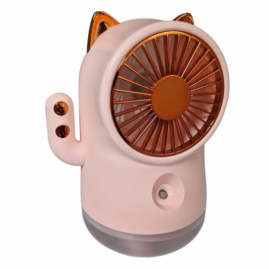 Umidificator cu ventilator si aromaterapie pentru copii, Naimeed D6072, Roz, 125x190x113mm - 221.ro