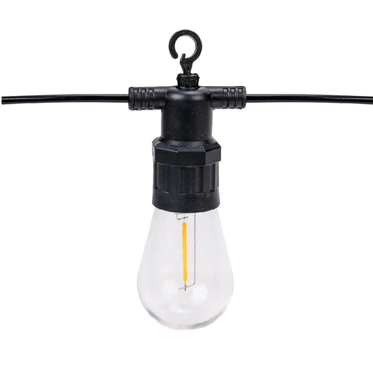 Ghirlanda luminoasa, solara, decorativa, interconectabila, Naimeed D6077, 5m, 10 Becuri LED, Lumina Alb Cald - 221.ro