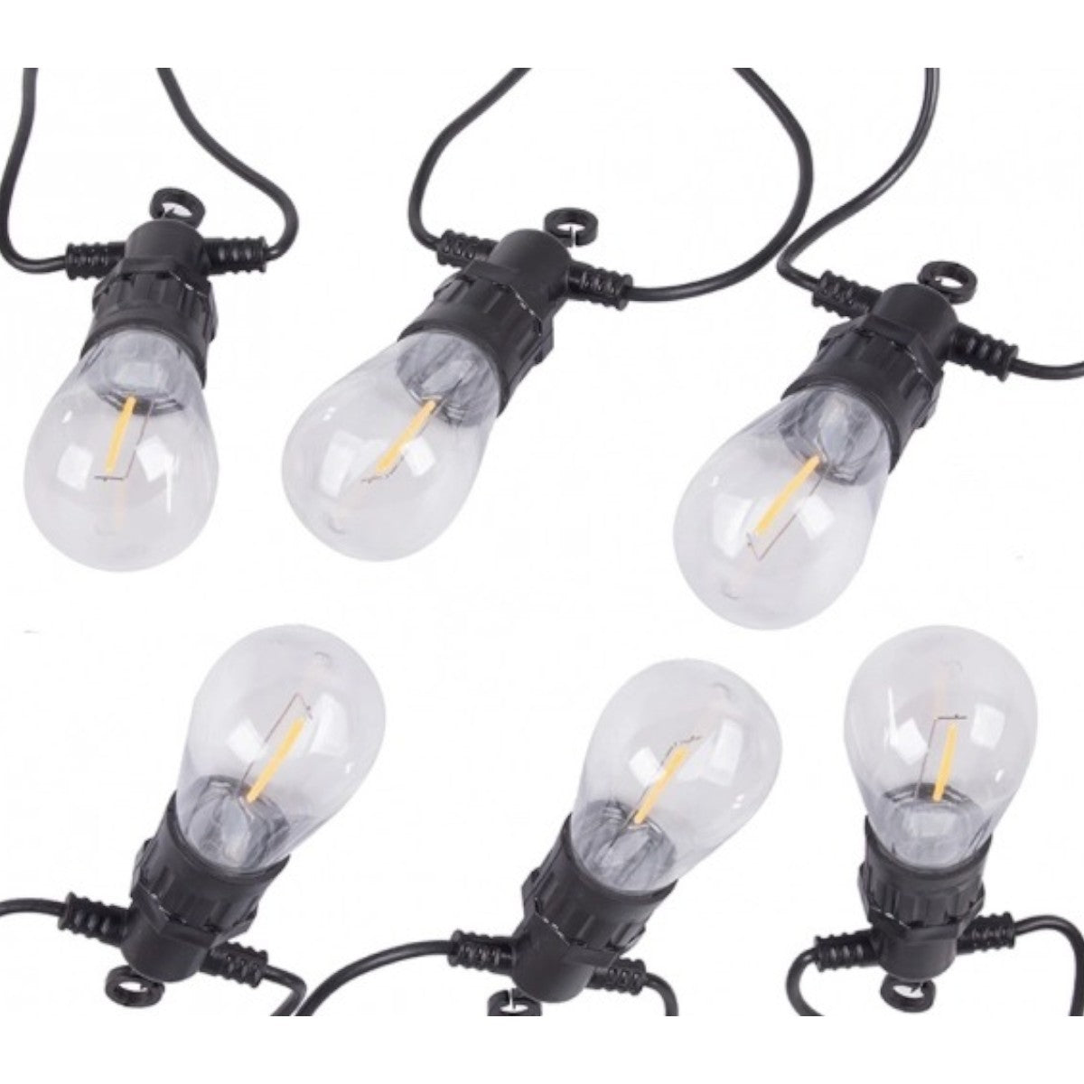 Ghirlanda luminoasa, decorativa, interconectabila, Naimeed D6081, 5m, 10 Becuri LED, Lumina Alb Rece