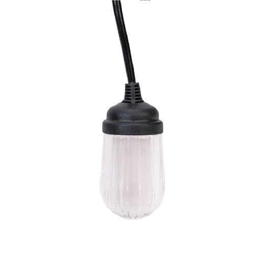 Ghirlanda luminoasa, solara, decorativa, interconectabila, Naimeed D6083, 5m, 10 Becuri LED, Lumina Alb Cald