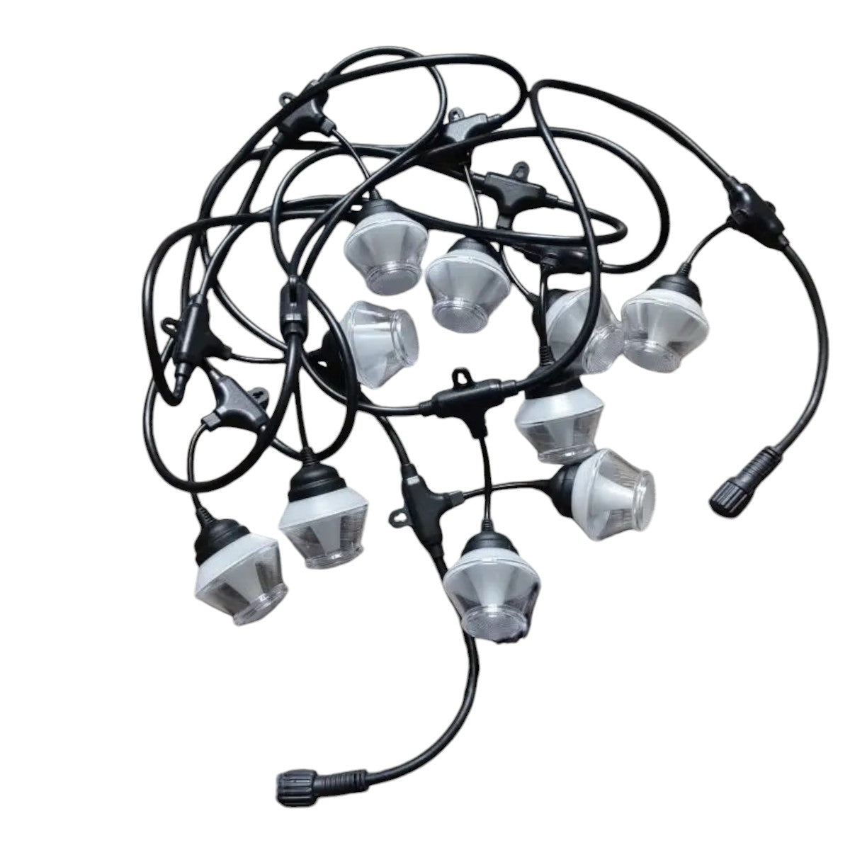Ghirlanda luminoasa, solara, decorativa, interconectabila, Naimeed D6088, 5m, 10 Becuri LED, Lumina Multicolor