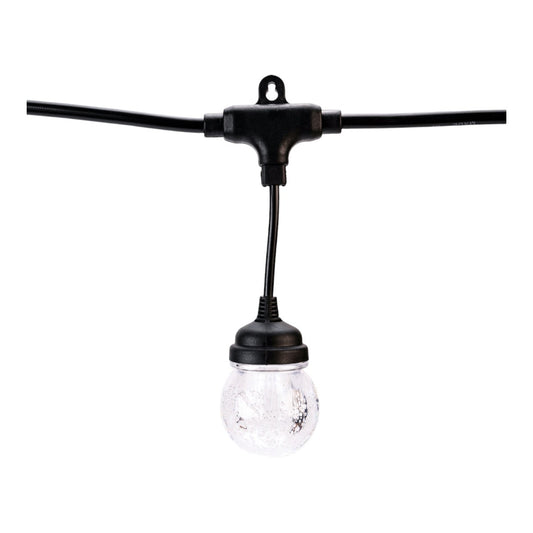 Ghirlanda luminoasa, solara, decorativa, interconectabila, Naimeed D6100, 5m, 10 Becuri LED, Lumina Multicolor