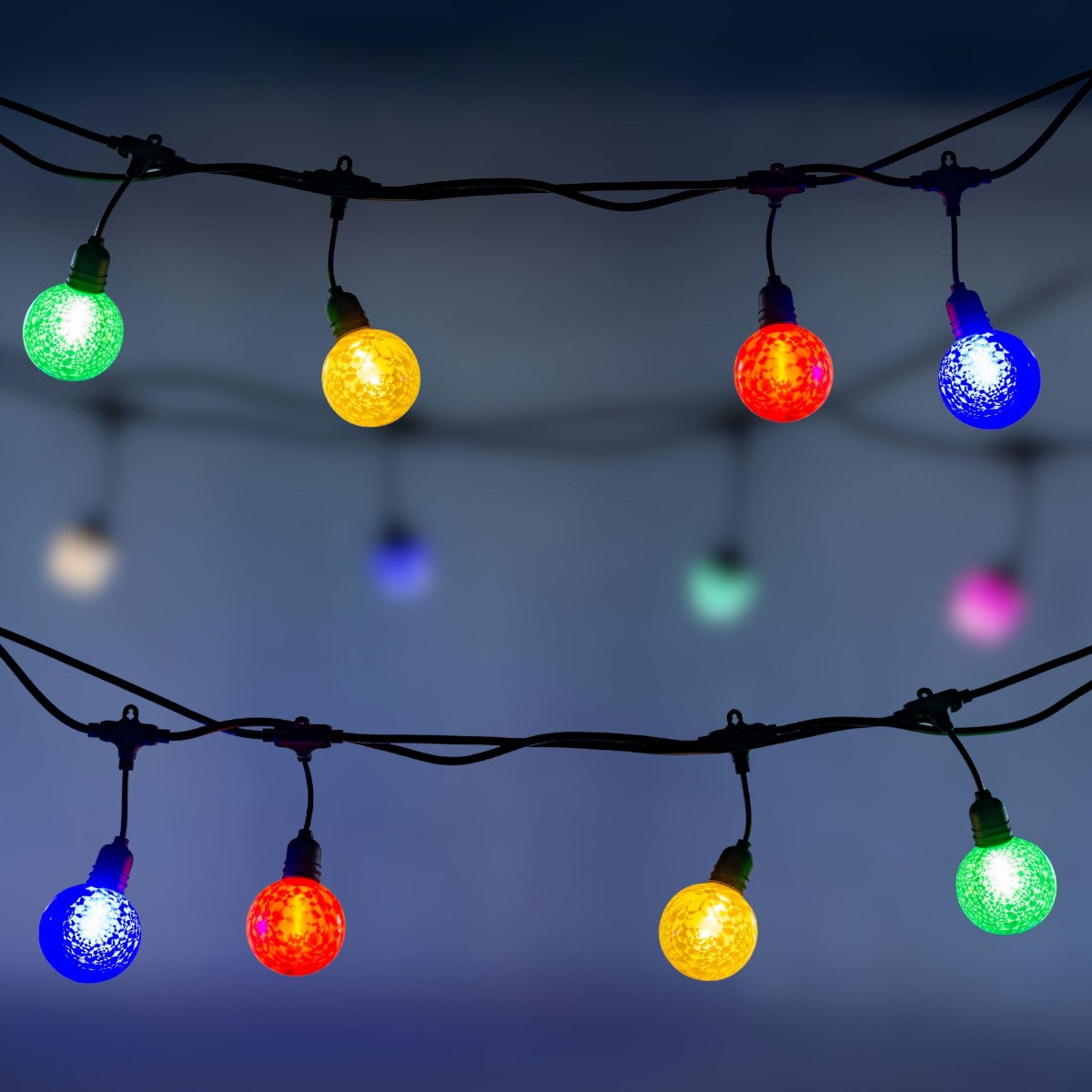 Ghirlanda luminoasa, decorativa, interconectabila, Naimeed D6108, 5m, 10 Becuri LED, Lumina Multicolor
