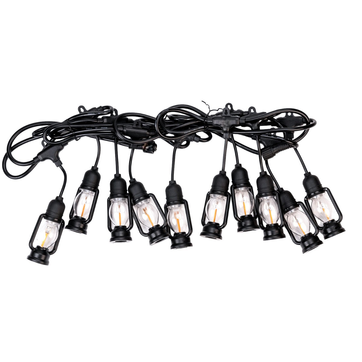 Ghirlanda luminoasa, decorativa, interconectabila, Naimeed D6113, 5m, 10 Becuri LED, Lumina Alb Cald