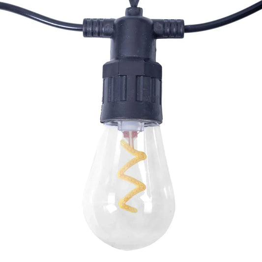 Ghirlanda luminoasa, solara, decorativa, interconectabila, Naimeed D6116, 5m, 10 Becuri LED, Lumina Alb Rece - 221.ro