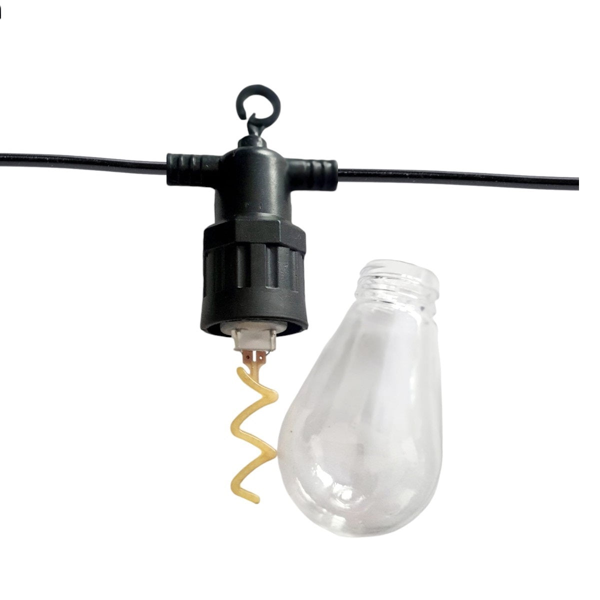 Ghirlanda luminoasa, decorativa, interconectabila, Naimeed D6118, 5m, 10 Becuri LED, Lumina Alb Rece