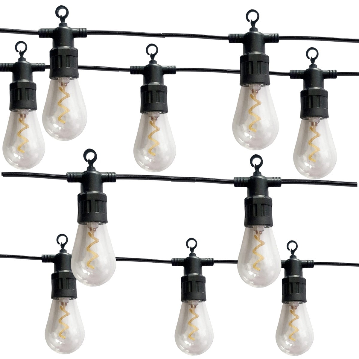 Ghirlanda luminoasa, decorativa, interconectabila, Naimeed D6118, 5m, 10 Becuri LED, Lumina Alb Rece