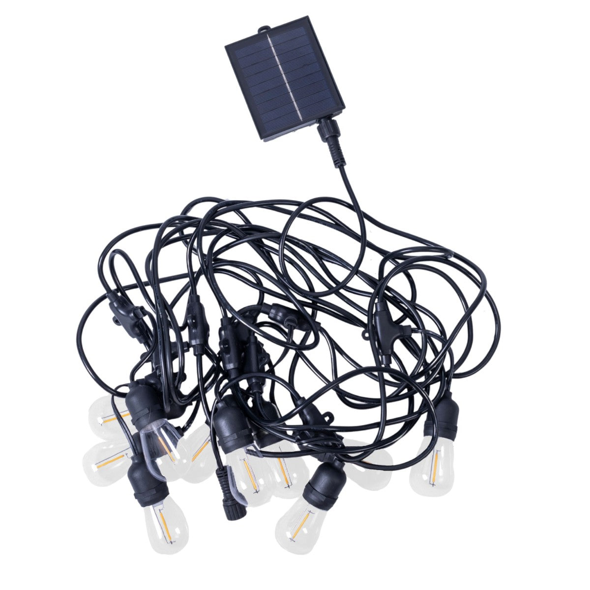 Ghirlanda luminoasa, solara, decorativa, interconectabila, Naimeed D6125, 5m, 10 Becuri LED, Lumina Multicolor