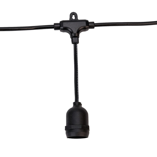 Ghirlanda, interconectabila, fara becuri, Naimeed D6131, 10m, 20 Socluri E27