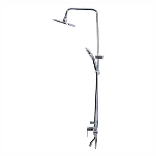 Coloana de dus, cu para fixa si para mobila, Naimeed D6152, 3 functii, otel inoxidabil, Argintiu