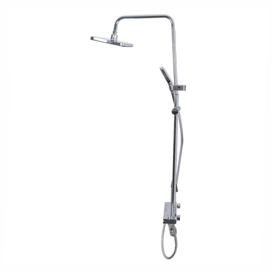 Coloana de dus, cu para fixa si para mobila, Naimeed D6160, 4 functii, otel inoxidabil, Gri - 221.ro